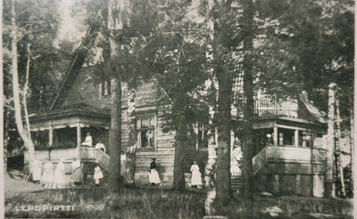 VANHA Postikortti Siuntio Lepopirtti 1932