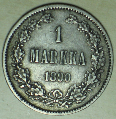1890 SUOMI 1 markka