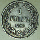 1890 SUOMI 1 markka - pikkukuva 1