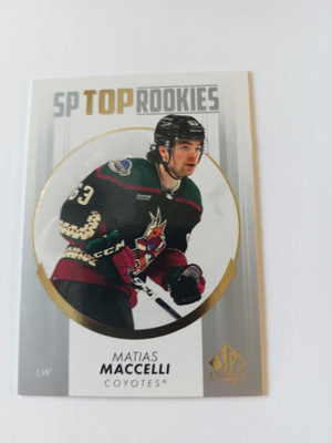 2022-23 SP Authentic Top Rookies #TR20 Matias Maccelli