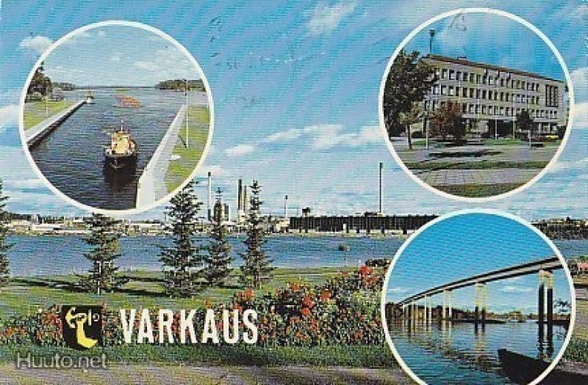 Varkaus sommitelma mm: silta laiva väri p110