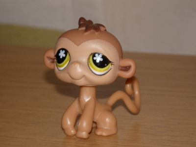 LITTLEST PET SHOP kukkasilmä APINA #735