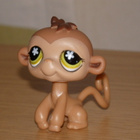 LITTLEST PET SHOP kukkasilmä APINA #735 - pikkukuva 1