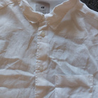 Valkoinen pellavapaita miesten koko M H&M regular fit - pikkukuva 3