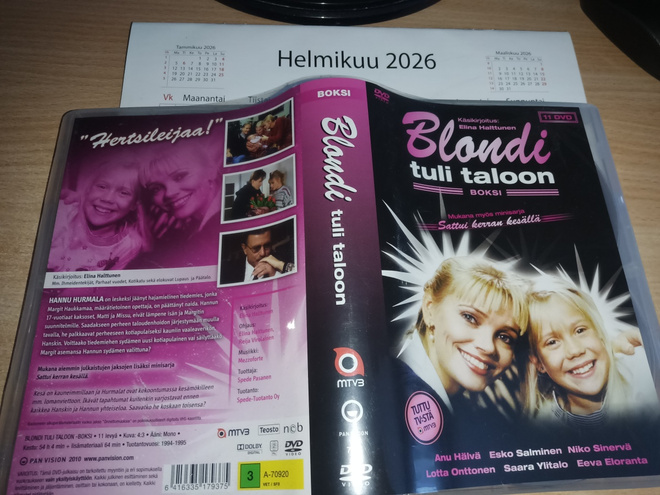 Blondi tuli taloon - boxi 11dvd
