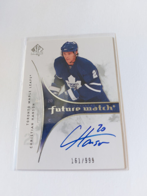 2009-10 SP Authentic #234 Christian Hanson FW AU RC /999