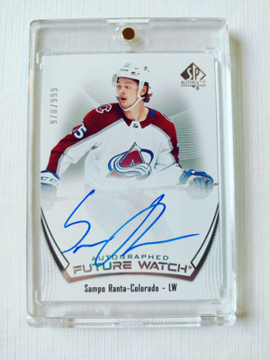 Sampo Ranta - 21-22 SP Autographed Future Watch /999