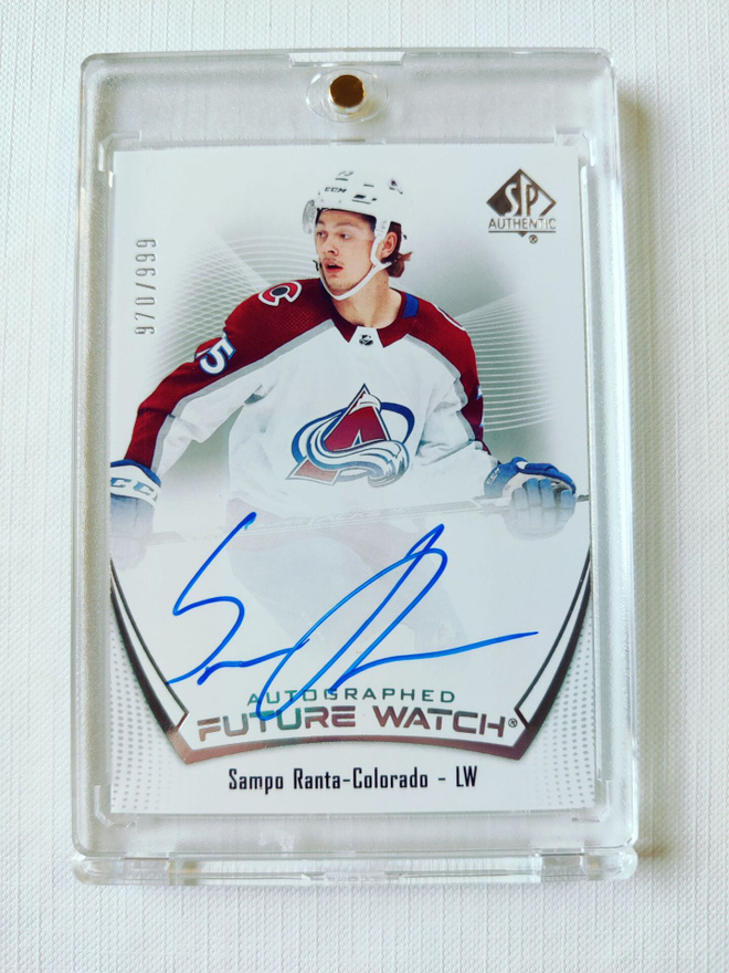 Sampo Ranta - 21-22 SP Autographed Future Watch /999