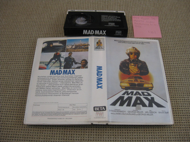 Mad Max-Beta (FIx, Transworld Video, Mel Gibson, 1979)