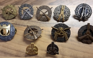 Militaria.  SA ampumamerkit / suoritusmerkit