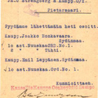FIRMAKORTTI NIKOLAIKAUPUNKI SAMPO OY - pikkukuva 2