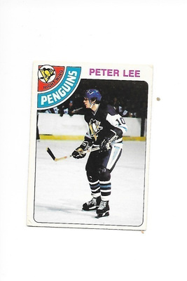1978-79 OPC #244 Peter Lee Pittsburgh Penguins