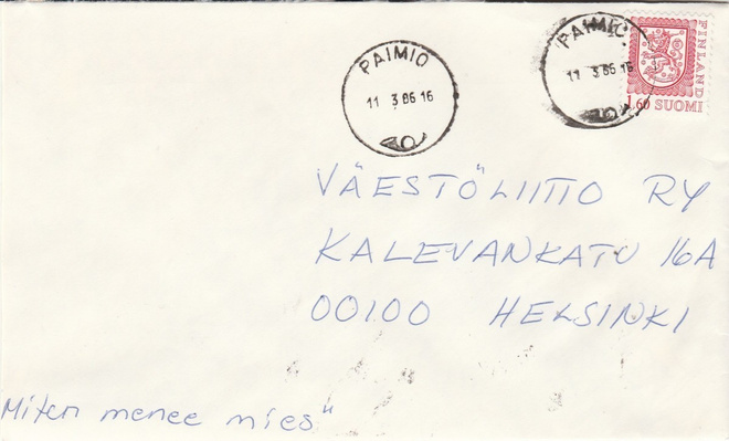 Postileima, PAIMIO