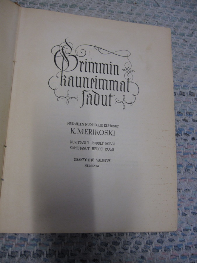 GRIMMIN KAUNEIMMAT SADUT : 1.p v 1946