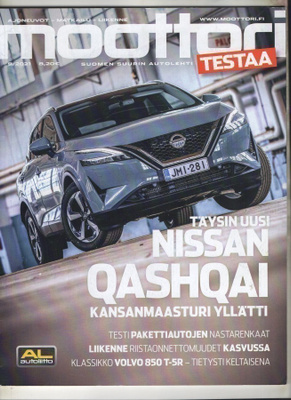 Moottori n:o 9 2021 NISSAN QASHQAI. Majakat. Rengastesti.