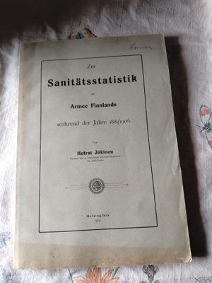 zur sanitässtatistik armee finnlands