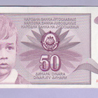 Jugoslavia SFR 50 Dinara v.1990 UNC P-104 - pikkukuva 1