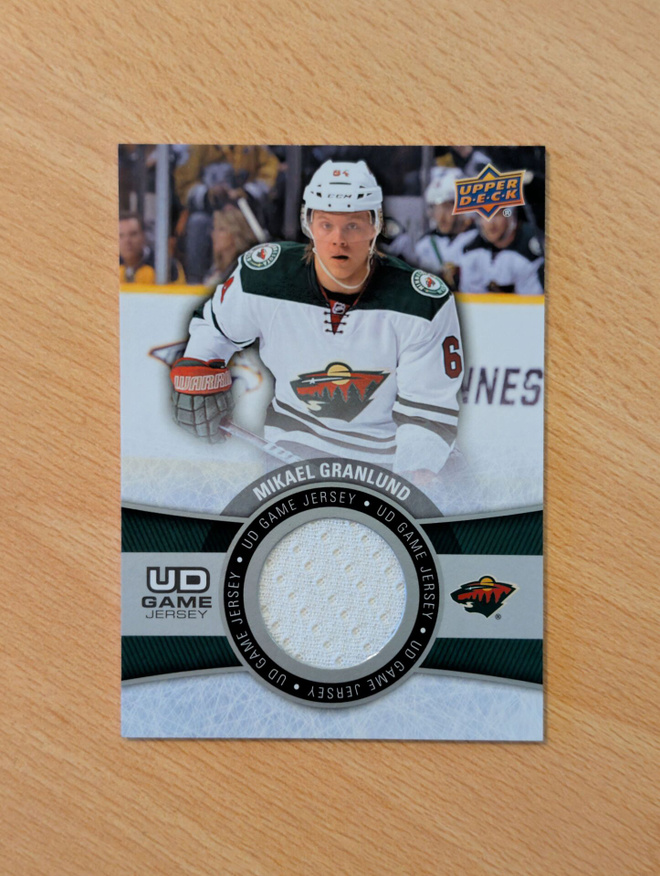 2015-16 Upper Deck Mikael Granlund UD Game Jersey