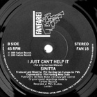 Sinitta : Right Back Where We Started From - 7" - pikkukuva 3