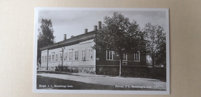 Porvoo , Runeberg` in koti, vanha kulkematon kortti
