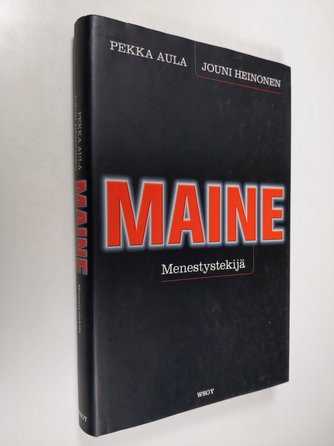 Pekka Aula : Maine : menestystekijä