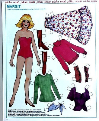 Paperinukke Margit