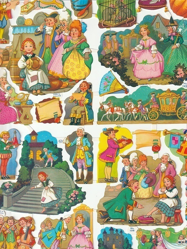 * MLP 1310 ja 1430, Tuhkimo tupla-arkki, 31x24cm *