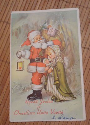 Wanha, Joulupukki ja tyttö, nyrkkiposti