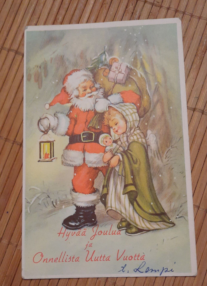 Wanha, Joulupukki ja tyttö, nyrkkiposti