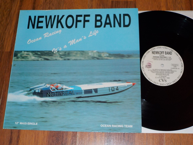 NEWKOFF BAND - Ocean Racing - 12" Single 1990 EX