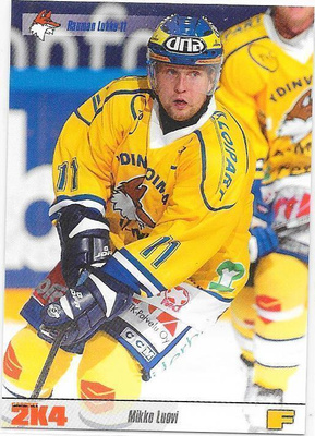 2003-04 CardSet #105 Mikko Luovi Lukko