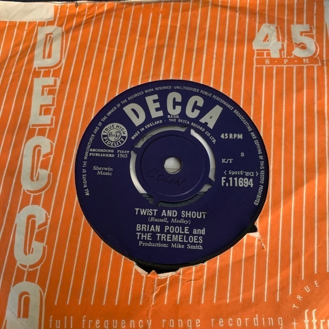 BRIAN POOLE: Twist And Shout * We Know * UK 1963