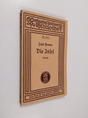 Josef Ponten : Die insel : Novelle