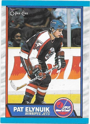 1989-90 OPC #94 Pat Elynuik Winnipeg Jets RC