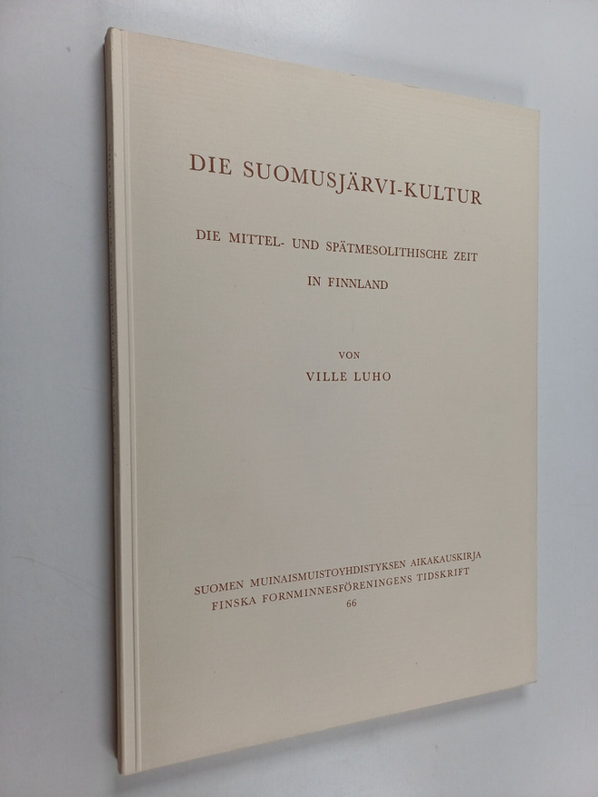 Ville Luho : Die Suomusjärvi-Kultur : Die mittel- und spä...