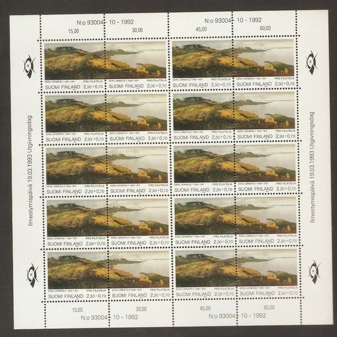 Suomi 1993 Pro Filatelia (Eero Järnefelt)