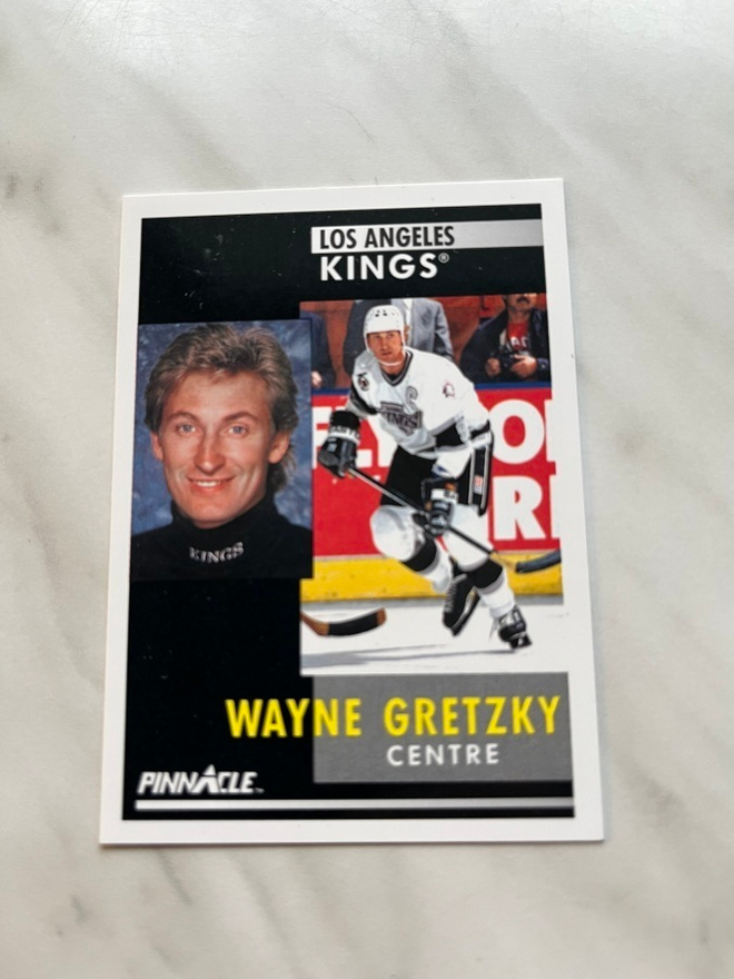 1991-92 Pinnacle French #100 Wayne Gretzky