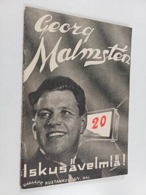 Georg Malmsten : Isku-sävelmiä : 20 vihko