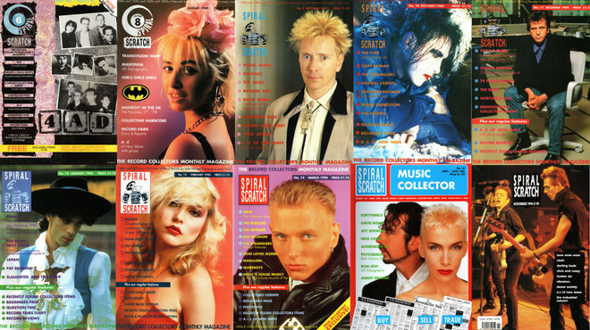 SPIRAL SCRATCH record collector magazine 10 kpl 1989-1990