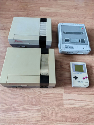 Nintendo konsolit korjattavaksi tai varaosiksi