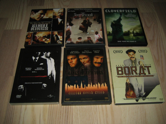 DVD elokuvat 10kpl