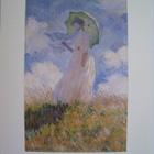 Painokuva Monet Femme à l’ombrelle Musée d’Orsay (vasen) - pikkukuva 3