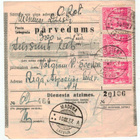 Latvia Mi 235 3-rivilö postiosoitus, kotiinkanto pyydetty - pikkukuva 1