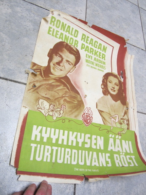 VANHA ORIG ELOKUVAJULISTE 40 LUVULTA - RONALD REAGAN