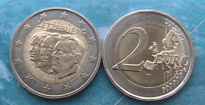Luxemburg 2011 2 € Henri & Jean UNC