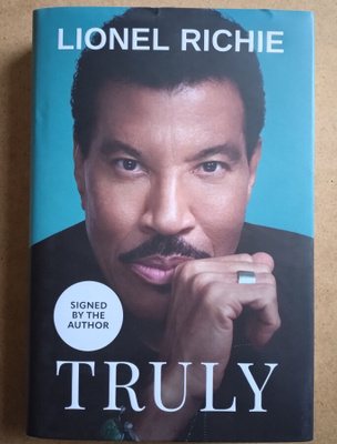 Lionel Richie -Truly ,kirja , nimikirjoitus