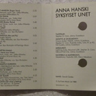 Anna Hanski • Syksyiset Unet C-Kasetti - pikkukuva 4