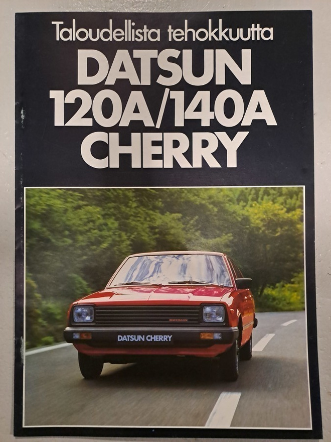 Datsun Cherry -esite 80-luvun alusta