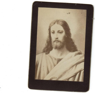 Jeesus pahvinen kuva vuodelta 1906