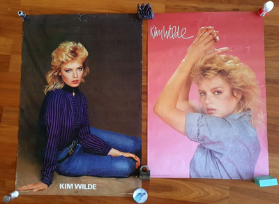 Kim Wilde julisteet 2 kpl (isot)